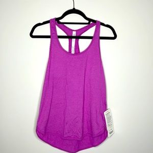 Lululemon NWT 105 F Singlet Silver workout tank - size 2